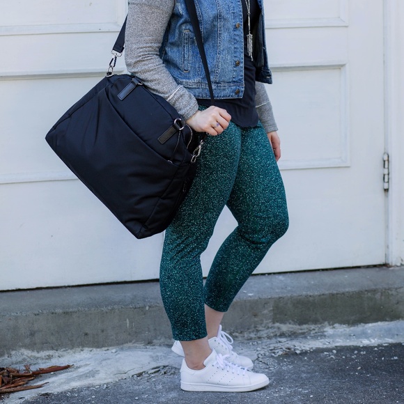 Lululemon Jet Crop (Slim) Luxtreme Forage Teal Sz 10 - Picture 4 of 11